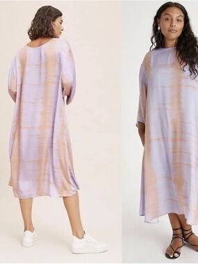 Anthropologie NorBlack NorWhite Sonne Tie Dye Tunic Dress‎ XS Pockets